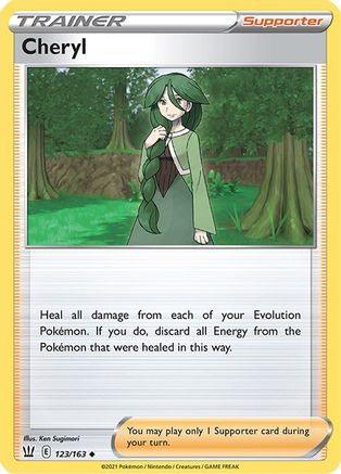 Cheryl (123) Reverse Holofoil - Battle Styles