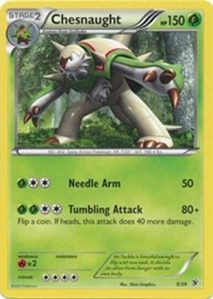 Chesnaught (5) Holofoil - Kalos Starter Set