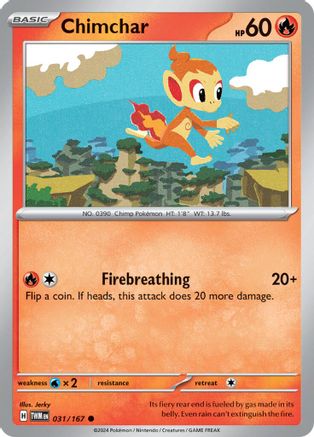 Chimchar (31) Reverse Holofoil - Twilight Masquerade