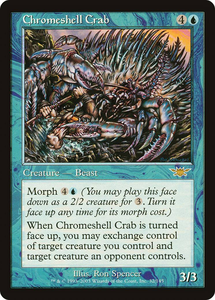 Chromeshell Crab (032) Foil - Legions