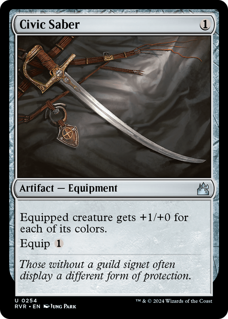 Civic Saber (254) Foil - Ravnica Remastered