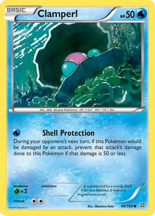 Clamperl (49) Reverse Holofoil - Primal Clash