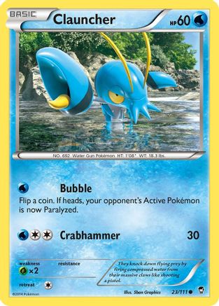 Clauncher (23) Reverse Holofoil - Furious Fists