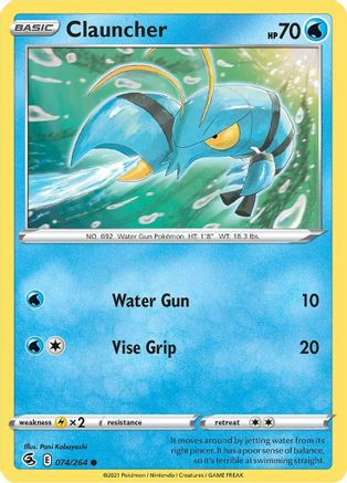 Clauncher (74) Reverse Holofoil - Fusion Strike