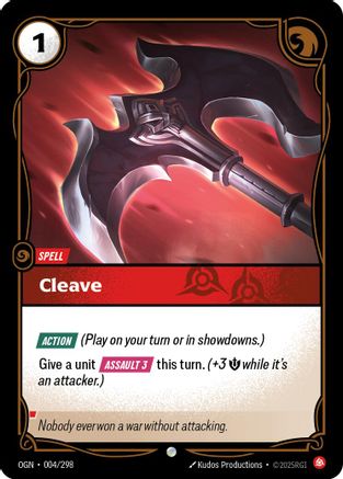 Cleave (004) - Origins