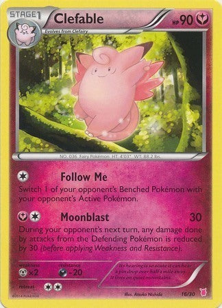 Clefable (16) - Trainer Kit: Bisharp & Wigglytuff