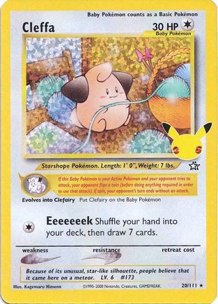 Cleffa (20) Holofoil - Celebrations Classic Collection