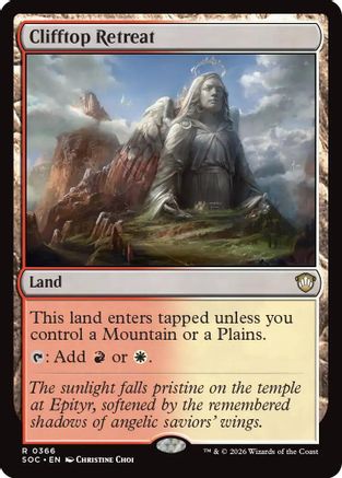 Clifftop Retreat (366) - Commander: Secrets of Strixhaven