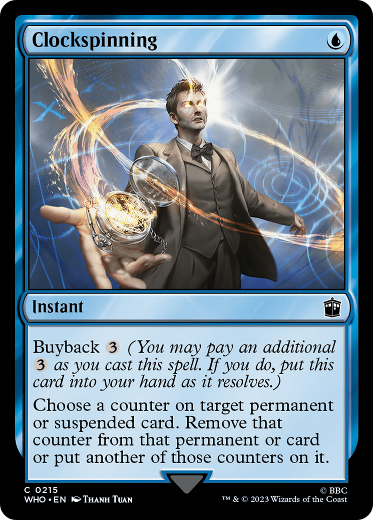 Clockspinning (215) Foil - Doctor Who