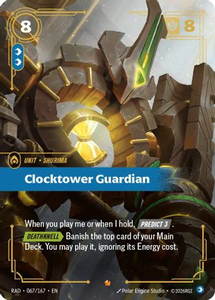 Clocktower Guardian (067) Foil - Radiance