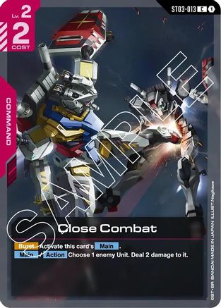 Close Combat (ST03-013) - Starter Deck 06: Clan Unity