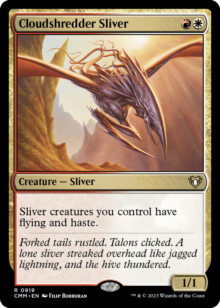 Cloudshredder Sliver (919) - Commander Masters