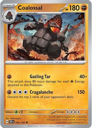 Coalossal (95) Reverse Holofoil - Temporal Forces
