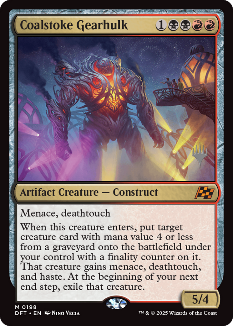 Coalstoke Gearhulk (Promo Pack) (198p) Foil - Aetherdrift