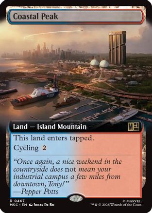 Coastal Peak (Extended Art) (467) - Commander: Marvel Super Heroes