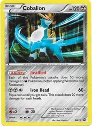 Cobalion (BW72) Holofoil - Black Star Promos