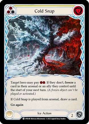 Cold Snap (Yellow) (UPR148) - Uprising