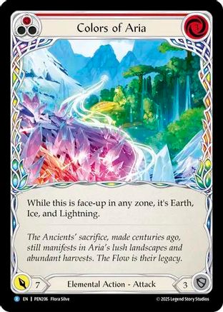 Colors of Aria (PEN206) Rainbow Foil - Compendium of Rathe