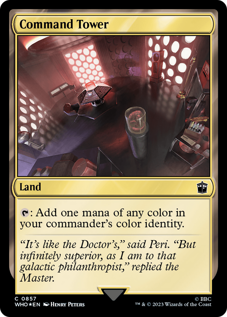Command Tower (857) Surge Foil - Doctor Who