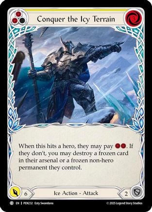 Conquer The Icy Terrain (Yellow) (PEN232) - Compendium of Rathe