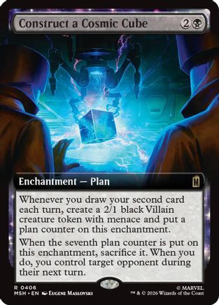 Construct a Cosmic Cube (Extended Art) (406) Foil - Marvel Super Heroes