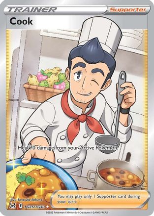 Cook (Full Art) (TG25) Holofoil - Lost Origin