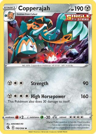 Copperajah (192) Reverse Holofoil - Fusion Strike