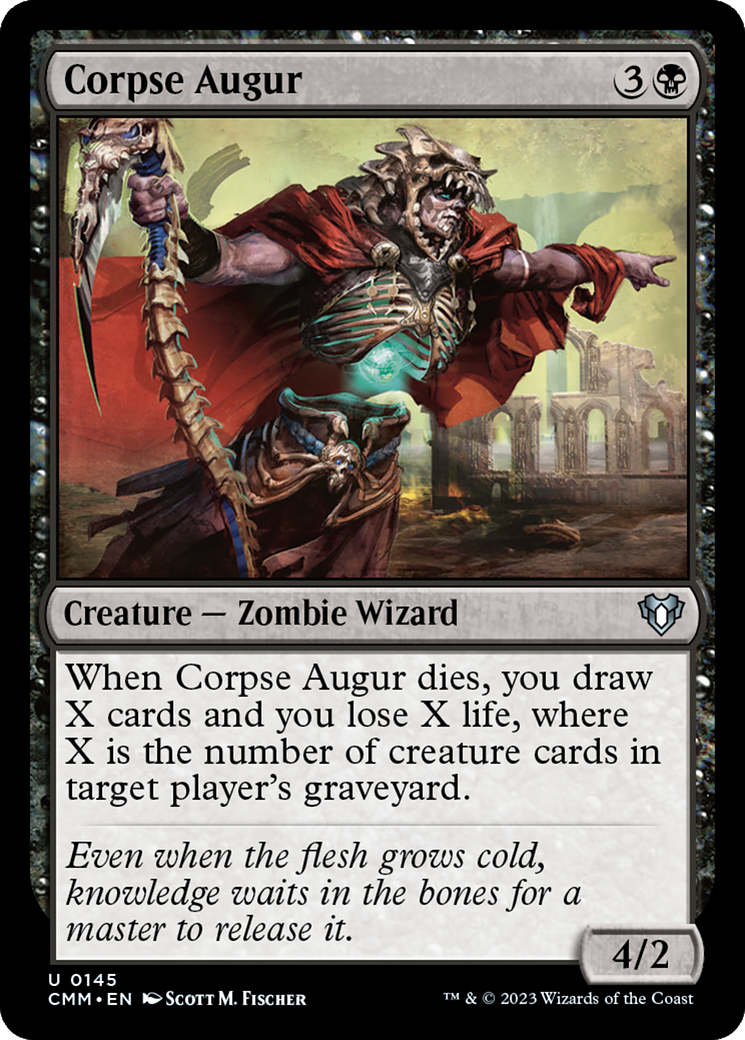 Corpse Augur (145) - Commander Masters