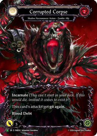Corrupted Corpse (Marvel) (C) (FAB514) Cold Foil - Flesh and Blood: Promo Cards
