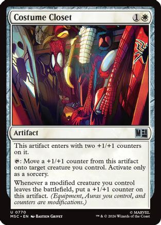 Costume Closet (770) Foil - Commander: Marvel Super Heroes
