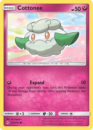 Cottonee (139) Reverse Holofoil - Unbroken Bonds