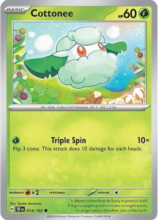 Cottonee (14) Reverse Holofoil - Temporal Forces