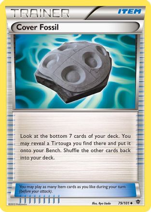 Cover Fossil (79) Reverse Holofoil - Plasma Blast