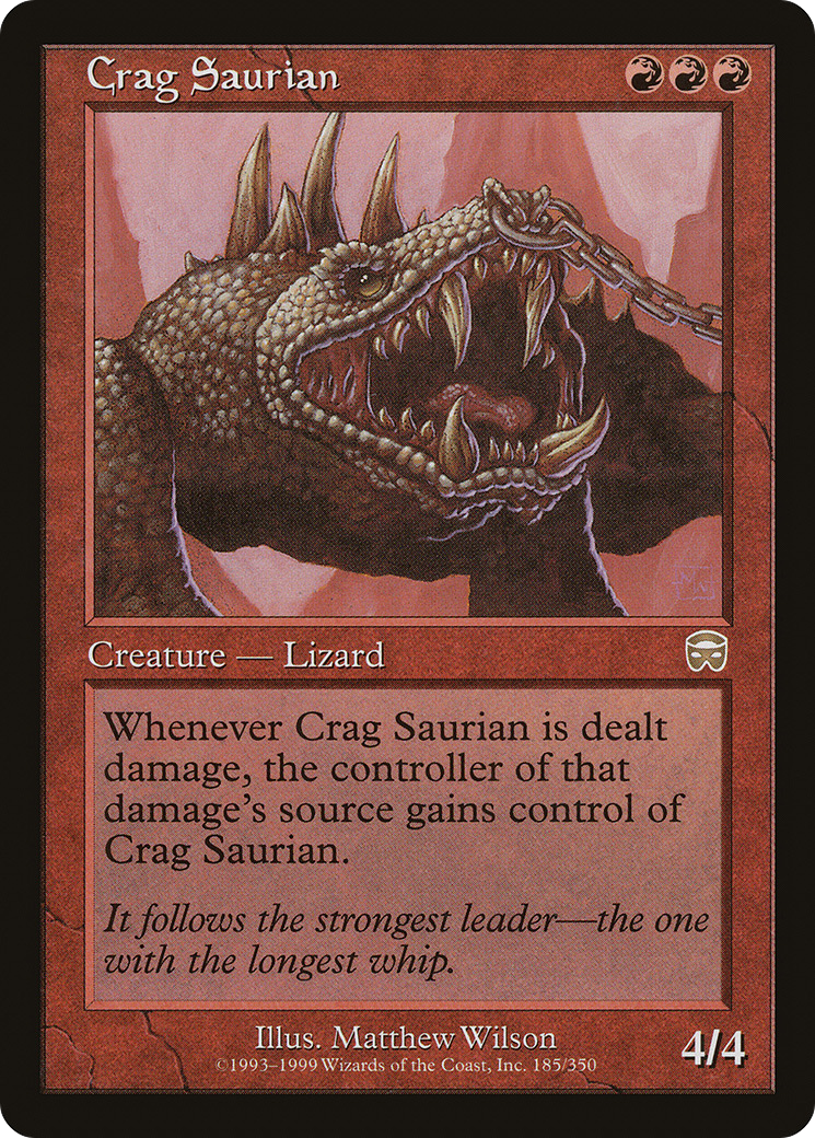 Crag Saurian (185) - Mercadian Masques