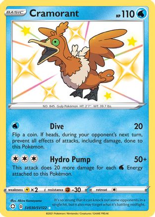 Cramorant (SV030) (Shiny Vault) Holofoil - Shining Fates