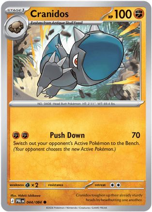 Cranidos (44) Reverse Holofoil - Pitch Black