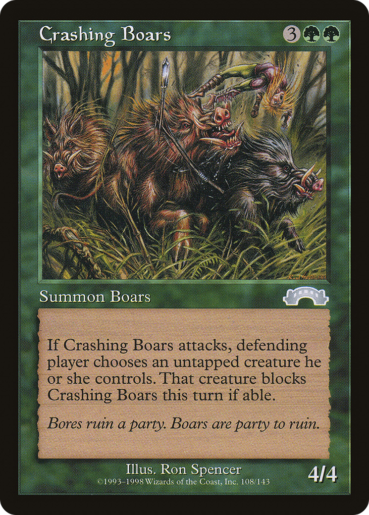 Crashing Boars (108) - Exodus
