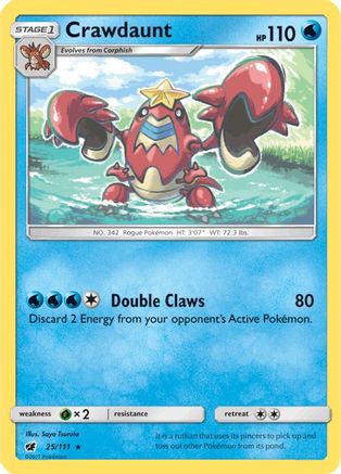 Crawdaunt (25) - Crimson Invasion