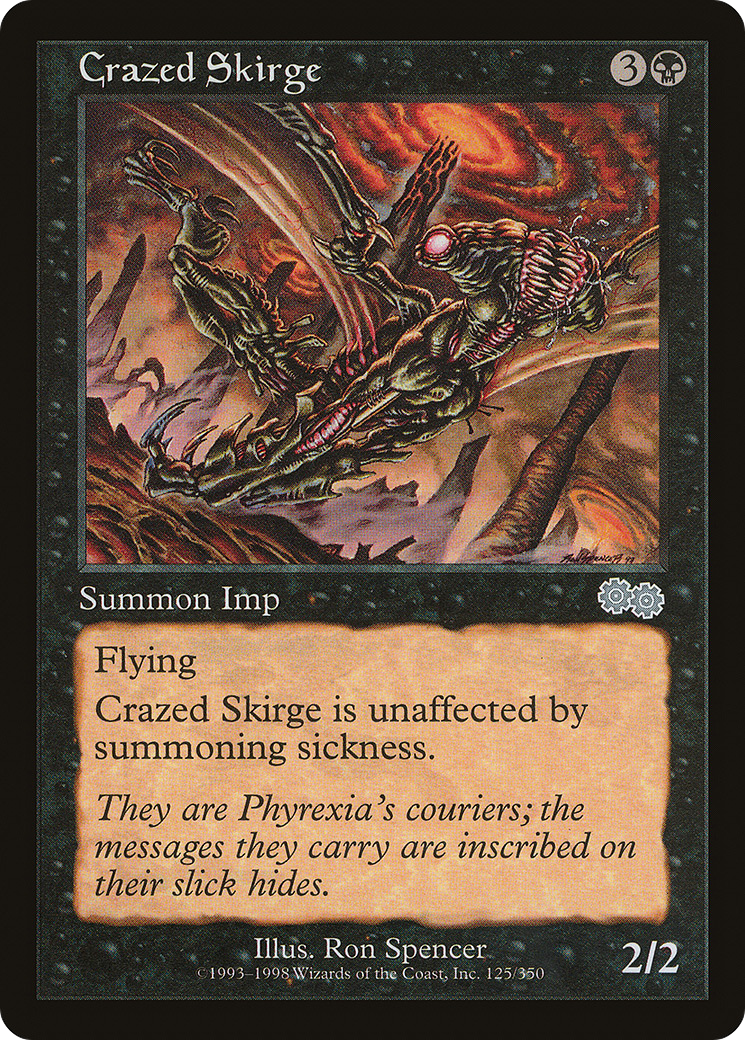 Crazed Skirge (125) - Urza's Saga