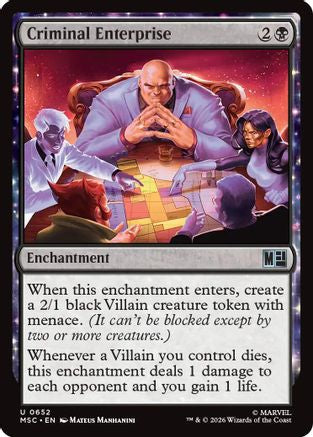 Criminal Enterprise (652) - Commander: Marvel Super Heroes
