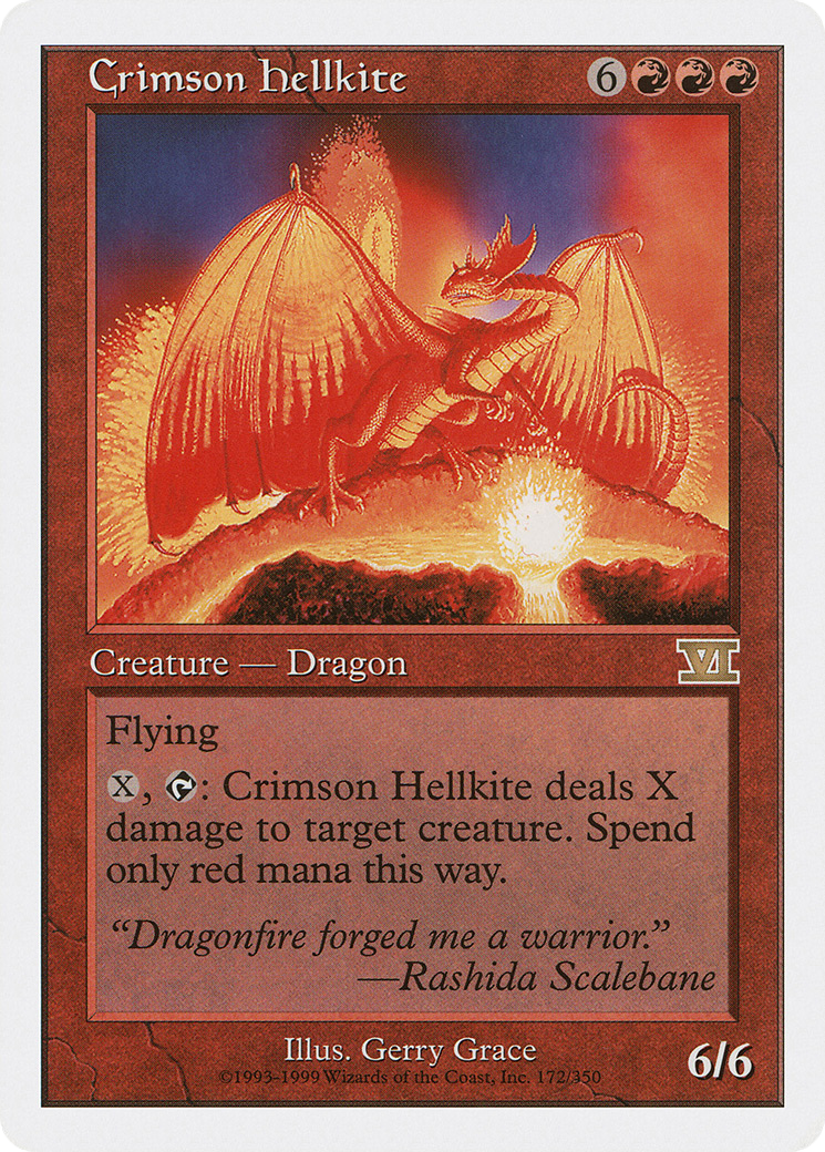 Crimson Hellkite (172) - Classic Sixth Edition