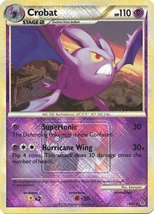 Crobat (League Promo) (14) Reverse Holofoil - League & Championship Cards