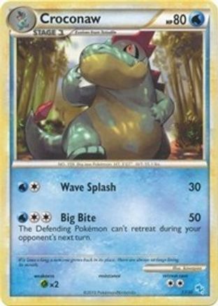 Croconaw (13) - Trainer Kit: Gyarados & Raichu