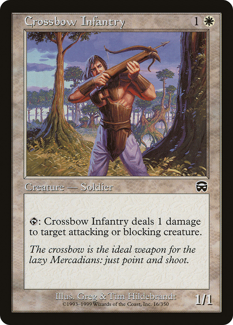 Crossbow Infantry (016) - Mercadian Masques