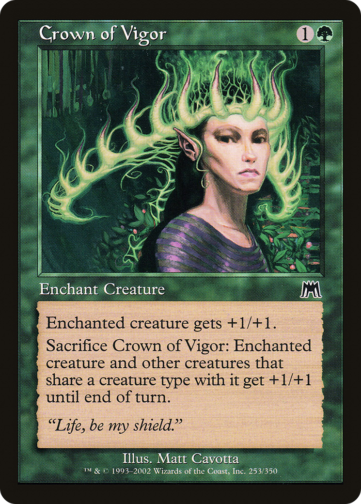Crown of Vigor (253) Foil - Onslaught