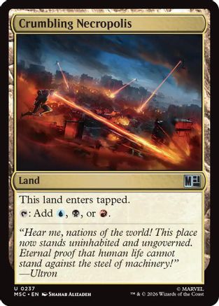 Crumbling Necropolis (237) Surge Foil - Commander: Marvel Super Heroes