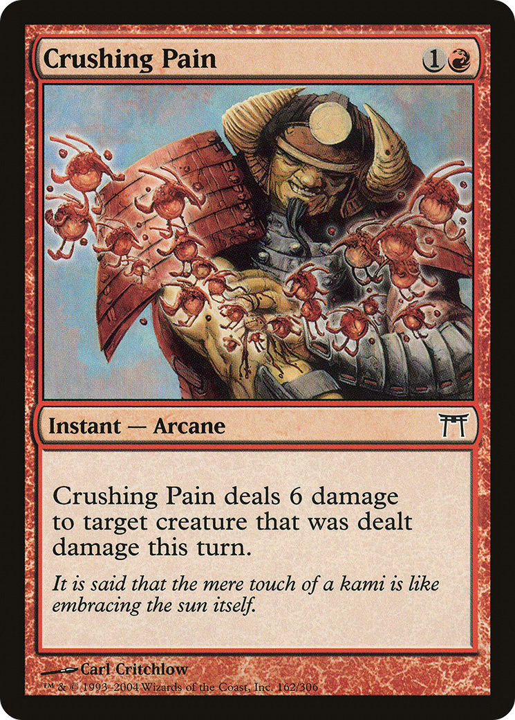 Crushing Pain (162) Foil - Champions of Kamigawa