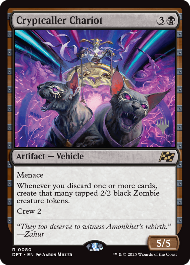 Cryptcaller Chariot (Promo Pack) (080) Foil - Aetherdrift