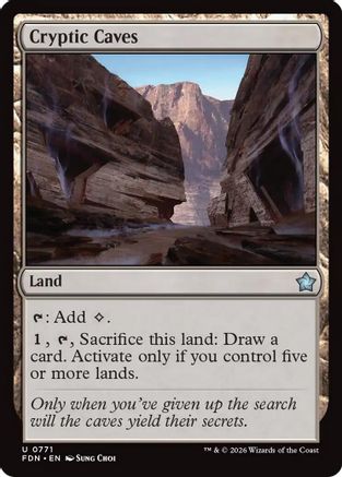 Cryptic Caves (771) - Foundations