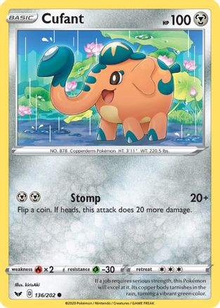 Cufant (136) Reverse Holofoil - Sword & Shield